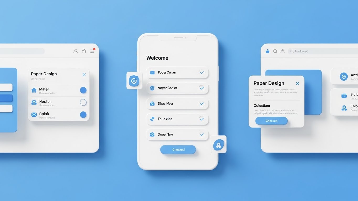 (Material Design UI): The Welcome Checklist – Visualizing Onboarding Simplicity