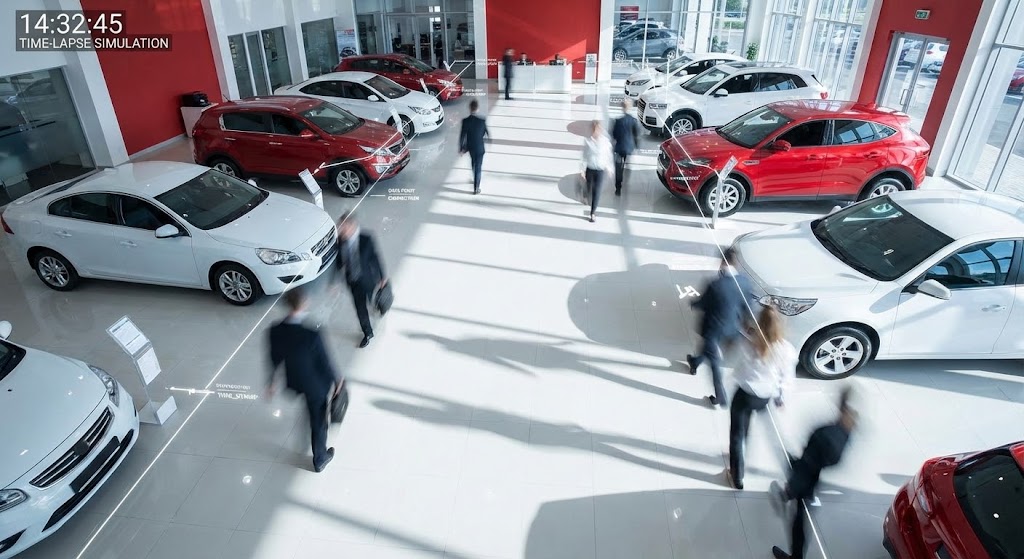 (Hyper-lapse): Accelerated Showroom – Visualizing Footfall Analytics