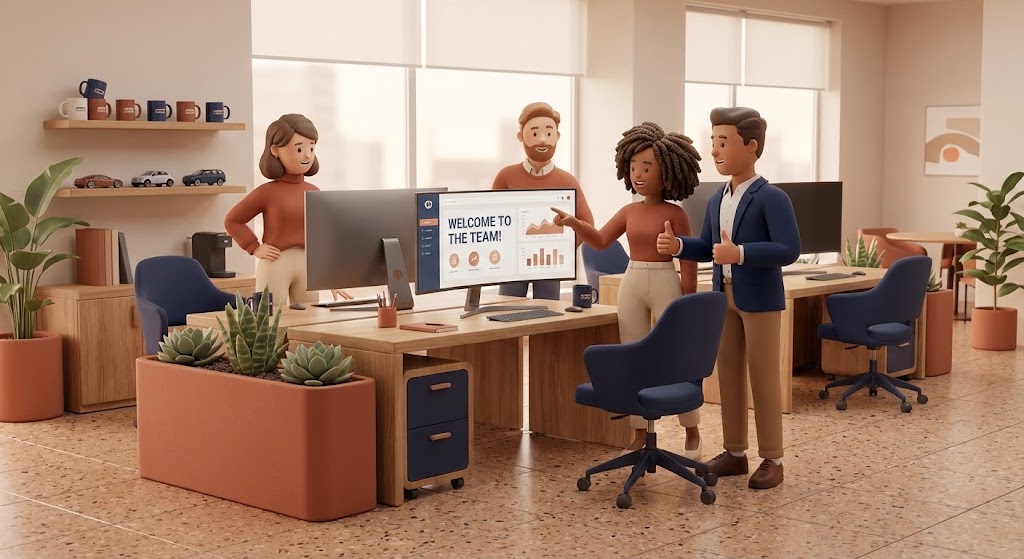 (Stylized 3D Characters): The Happy Office – Visualizing Culture Fit