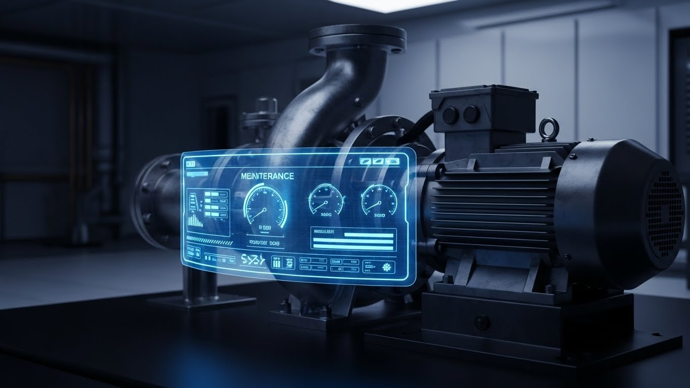 (Holographic UI over 3D Render): Augmented Guidance - Intelligent Support Automation