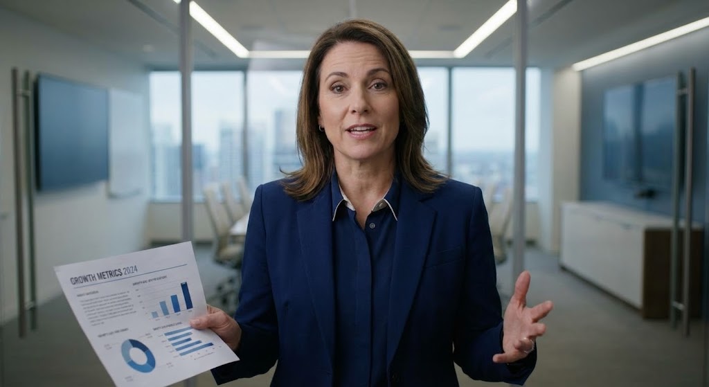 (Generative AI Realistic Character): The Director - Authoritative Executive Validation