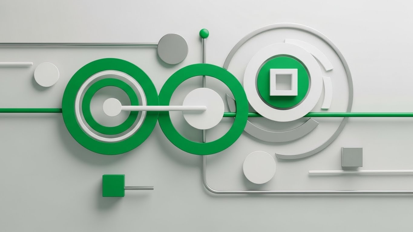 (Abstract 2D Motion Graphics): Sorting Shapes - Algorithmic Logic Demystified