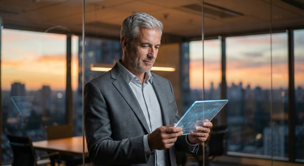 (Generative AI Realistic Character): The Strategic Overseer + Visualizing Governance