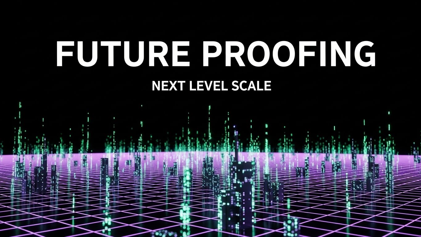 (Cyberpunk Topography): The Future-Proof Scale - Encouraging enterprise upsells.