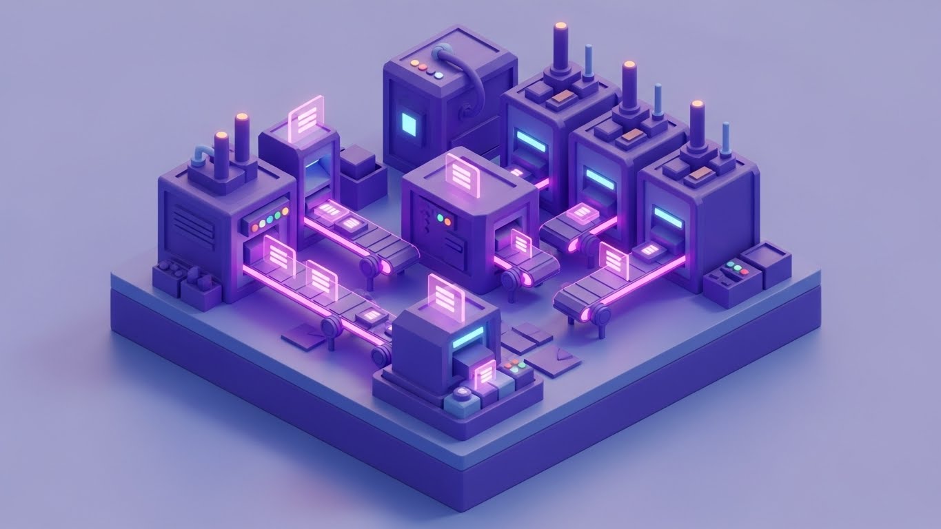 (Isometric 3D): Modular Ecosystem - The "God-Mode" View