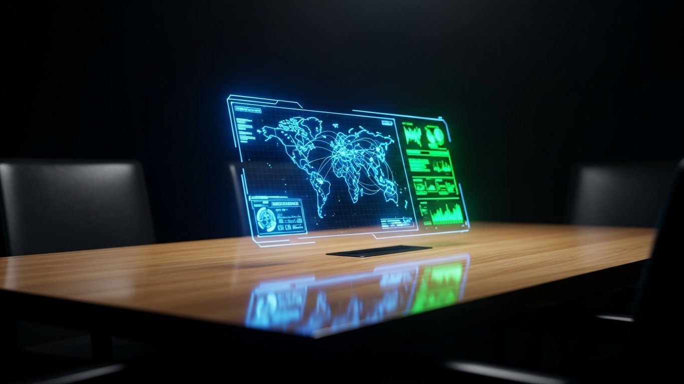 (Holographic UI): Executive Oversight - The Global Command Center