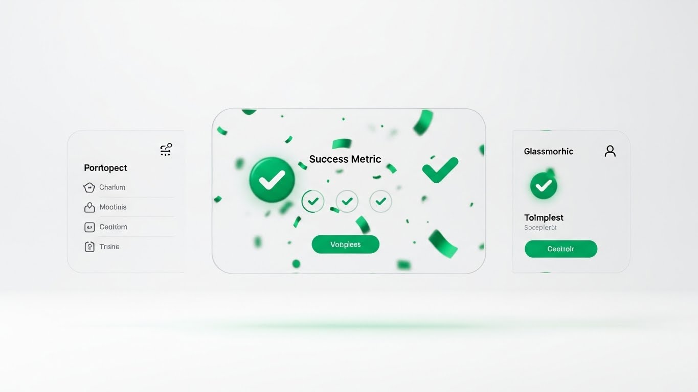 (Clean UI Workflow): Success Metric – Visualizing Milestone Completion