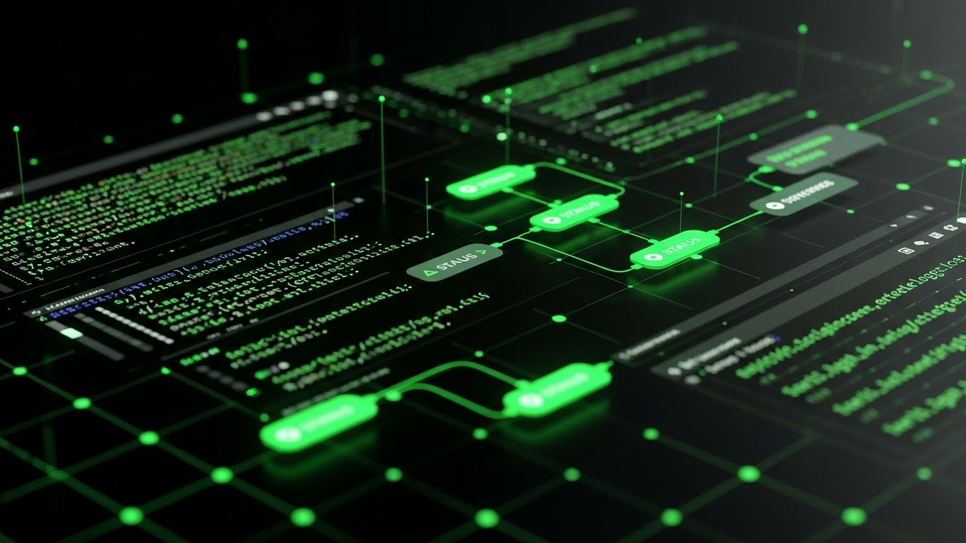 (Dark Mode UI Showcase): System Intelligence – Securing The DevOps Pipeline