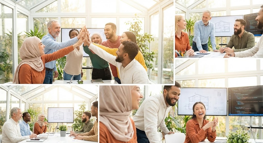 (Aspirational Stock Montage): Collaborative Montage – Visualizing Team Harmony