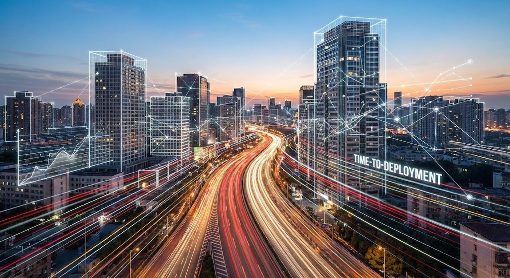 (Hyper-lapse Stock + Data): Urban Pulse – Visualizing Real-Time Velocity