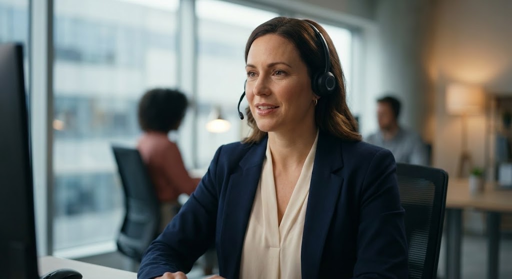 (Gen AI Realistic Character): The Human Interface – Visualizing Proactive Support