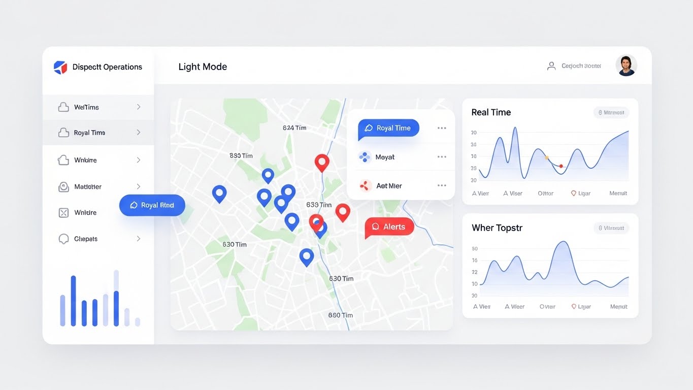 (Clean UI Workflow (Light Mode)): Flat maintenance calendar + Showcase intuitive design