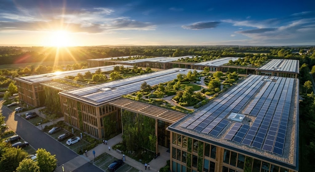 (Cinematic Video): Solar green campus + Inspire ESG advocacy