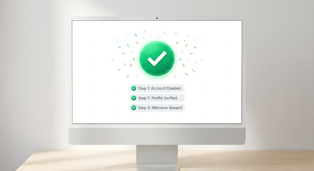 (Clean UI Workflow): Verified Success + Instant Activation