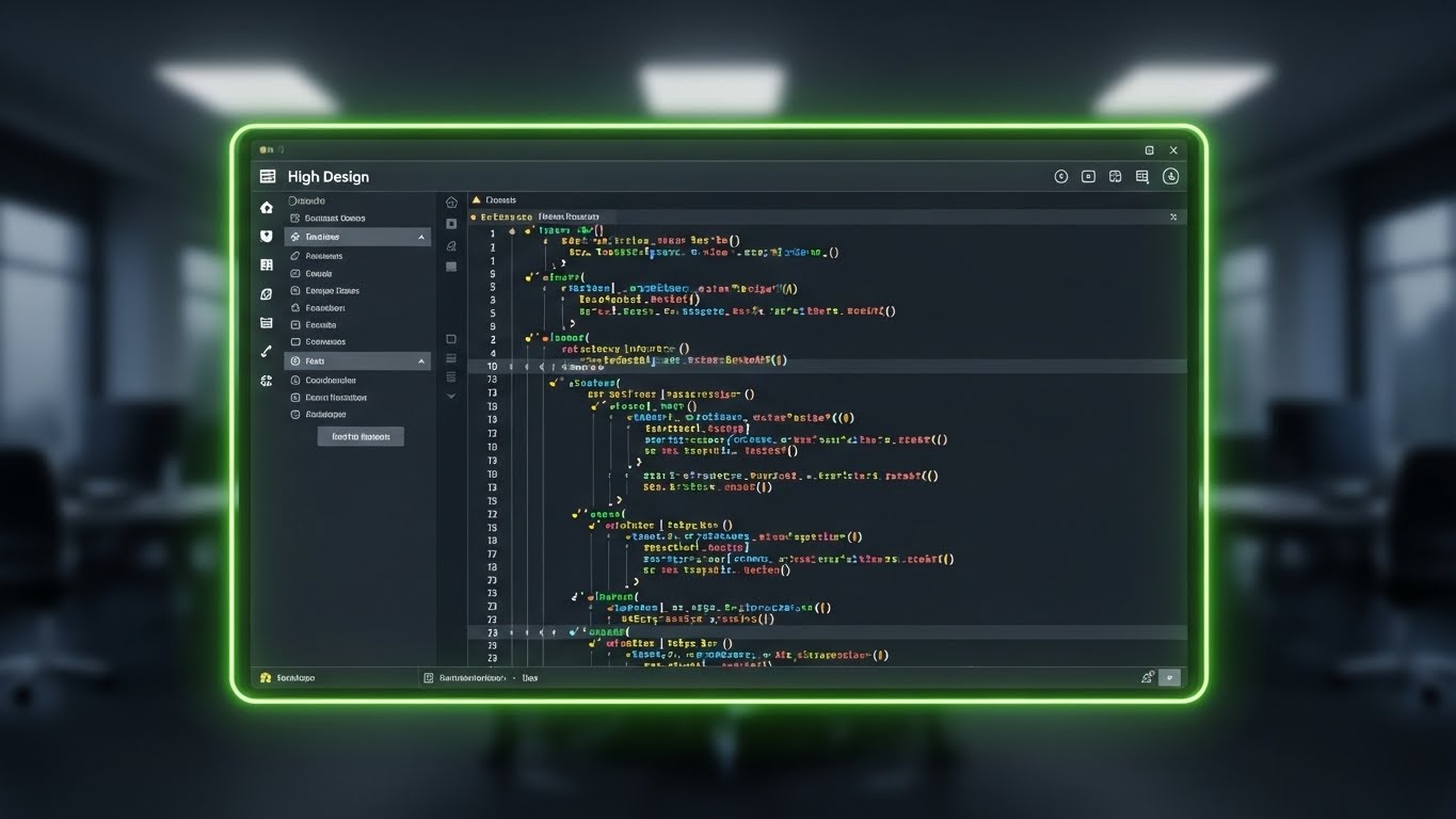 (Dark Mode UI): Syntax Clarity + Developer Focus