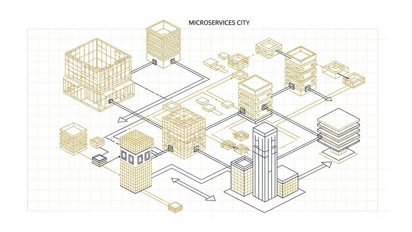 (2D Line Art): Blueprint Schematic + Technical Precision