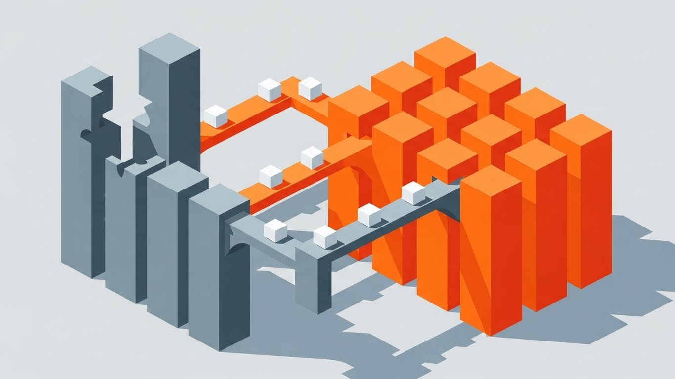 (Isometric 2D Motion): Structured Connectivity + Ecosystem Clarity