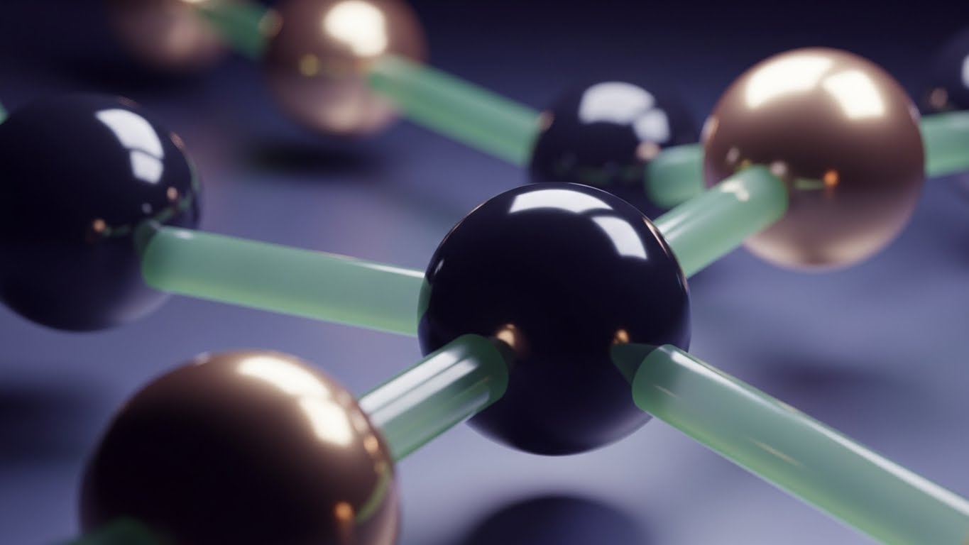 (Abstract 2D Organic): Molecular Nodes + Network Resilience