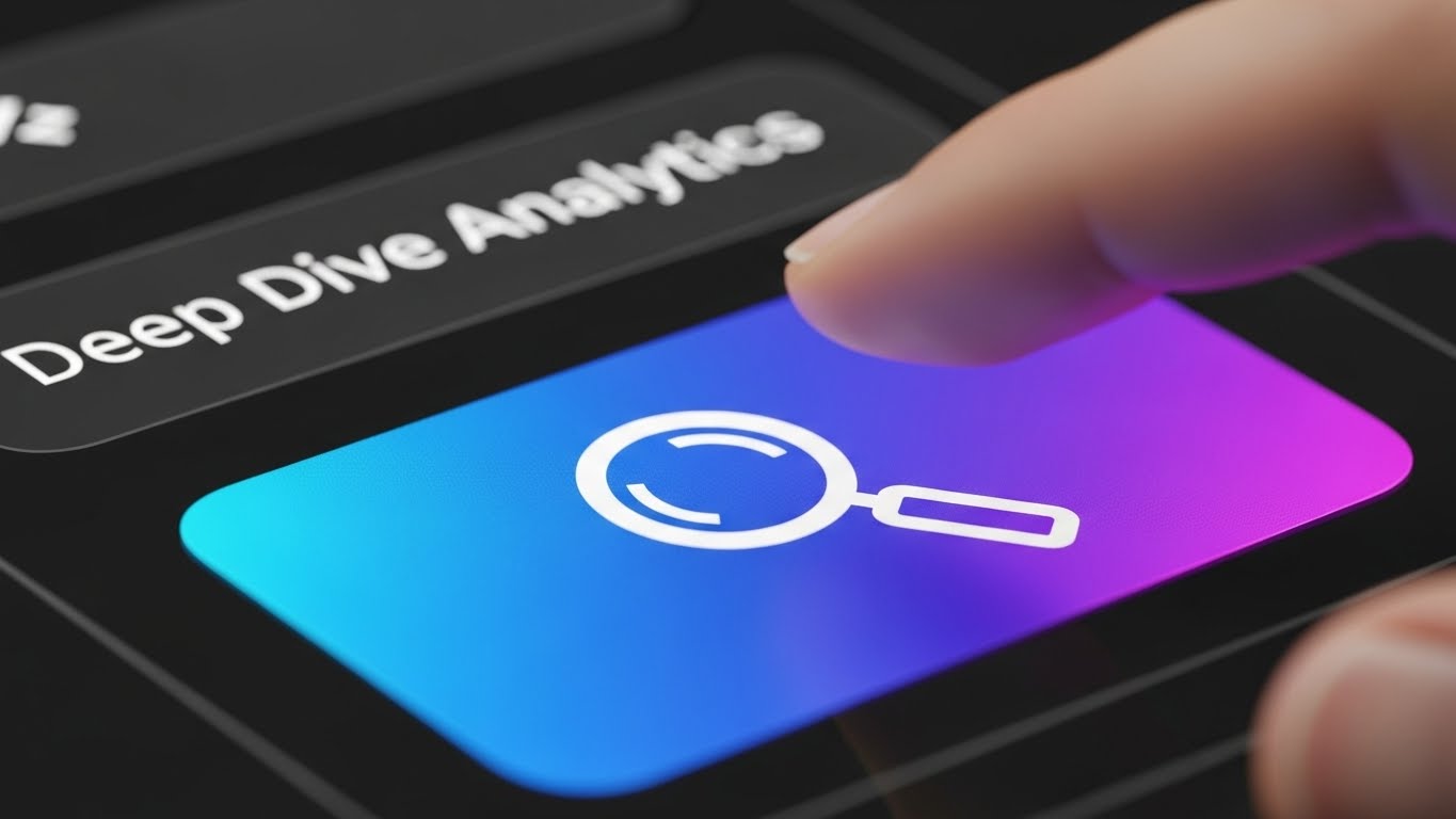 (Macro UI Micro-Interactions): Focused Magnifying Glass + Driving Deep Feature Adoption