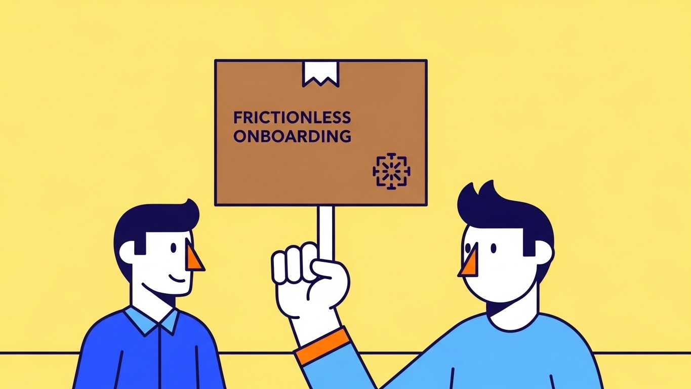 (2D Character-Driven Story): One-Finger Box Lift + Frictionless User Onboarding