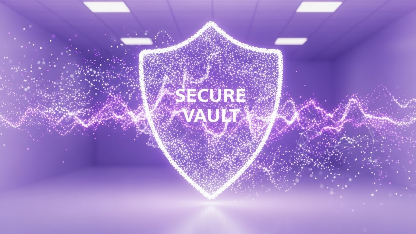 (3D AI): Particle Shield + Encryption Verification