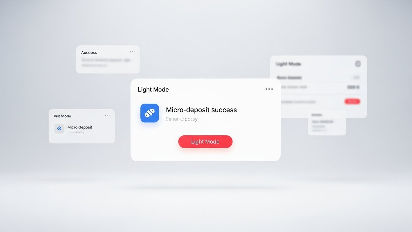 (Clean UI Workflow): Clinical Clarity + Transaction Success