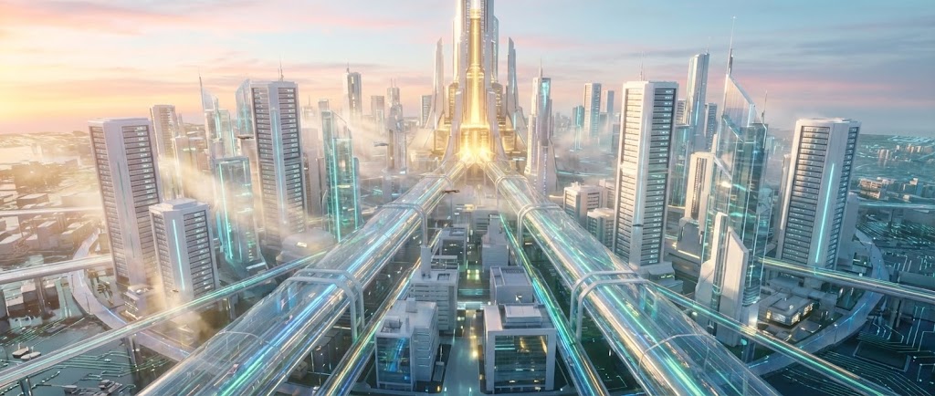 (Cinematic): Digital Metropolis + Infrastructure Scale