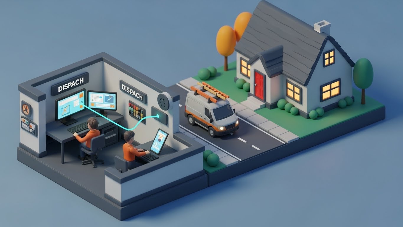 (Isometric 3D Workflow): Miniature Clay Cutaway + Bridging Office and Field