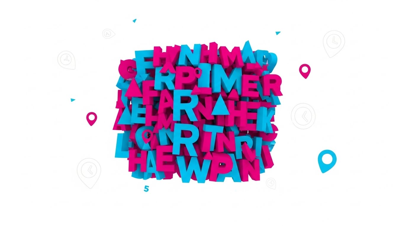 (Kinetic Typography): Structured Stacking + Organizing Operational Chaos