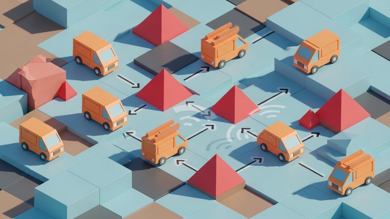 (Low-Poly 3D): Geometric Simplicity + Navigating Operational Obstacles