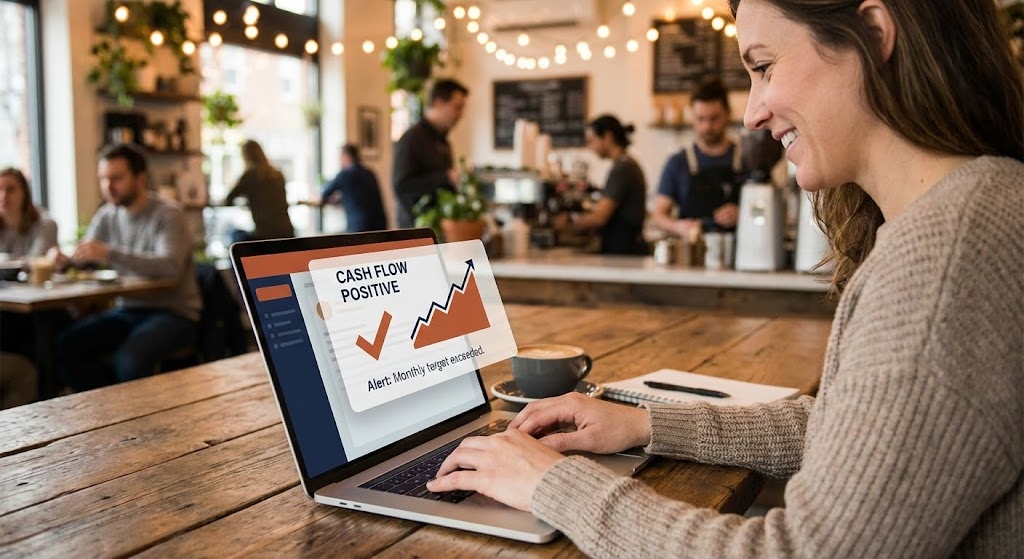 (Lifestyle Stock Overlay): Contextual Cash Flow Alert represents Proactive Health