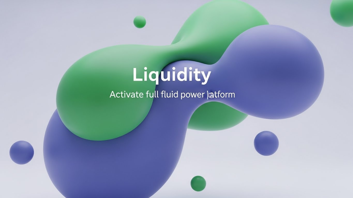 (Abstract Organic Motion): Fluid Gradient Flow represents Frictionless Liquidity