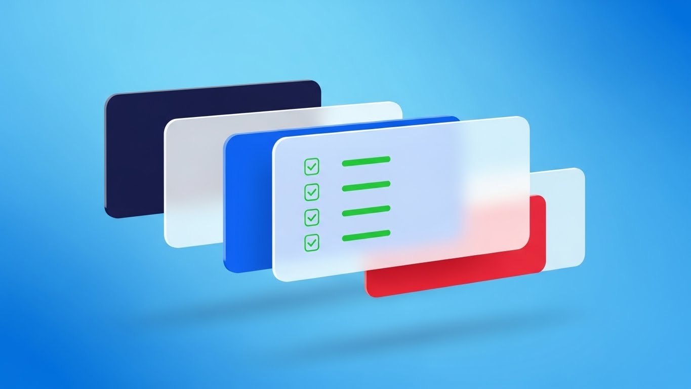 (Clean UI Workflow): Glassmorphic Clarity - Validating the "Happy Path"