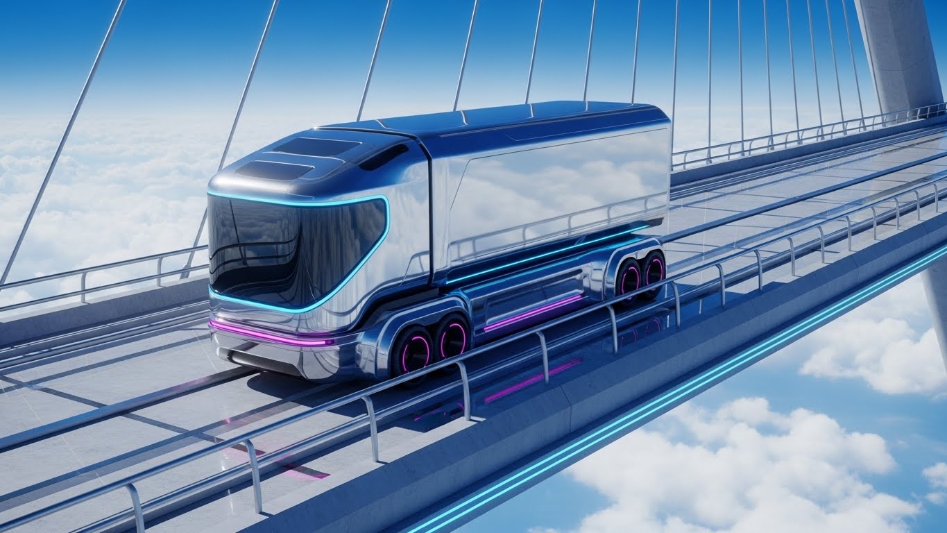 (Photo-Real Future): Aspirational Growth + Next-Gen Logistics