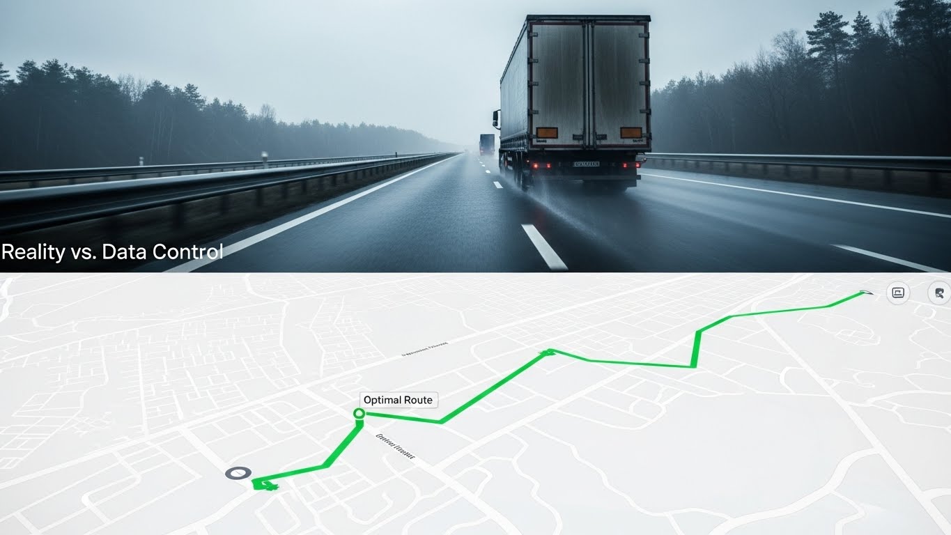 (Split Screen): Operational Reality vs. Digital Control