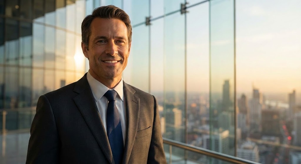 (Gen AI Realistic Character): Professional Confidence, Referral Trust