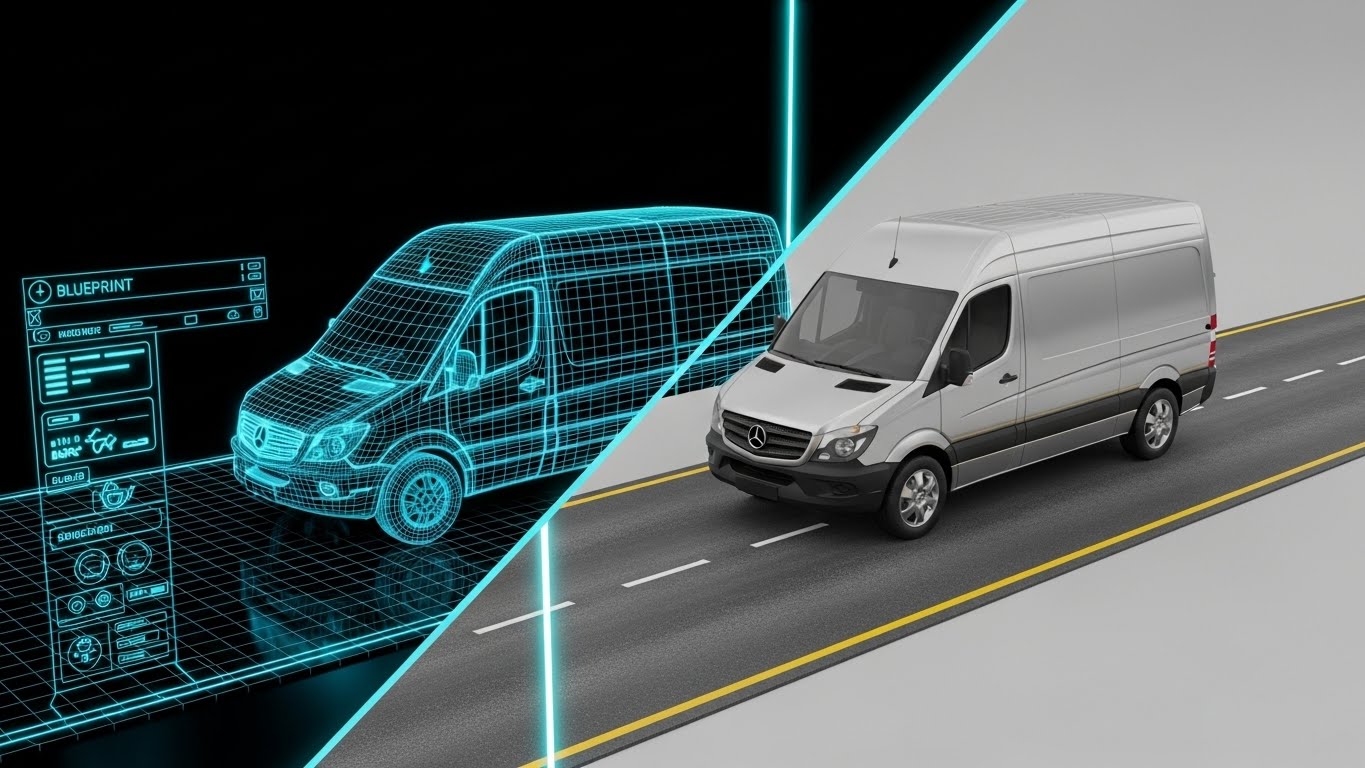 (Wireframe to Reality): Digital Twin + Validating Engineering Precision