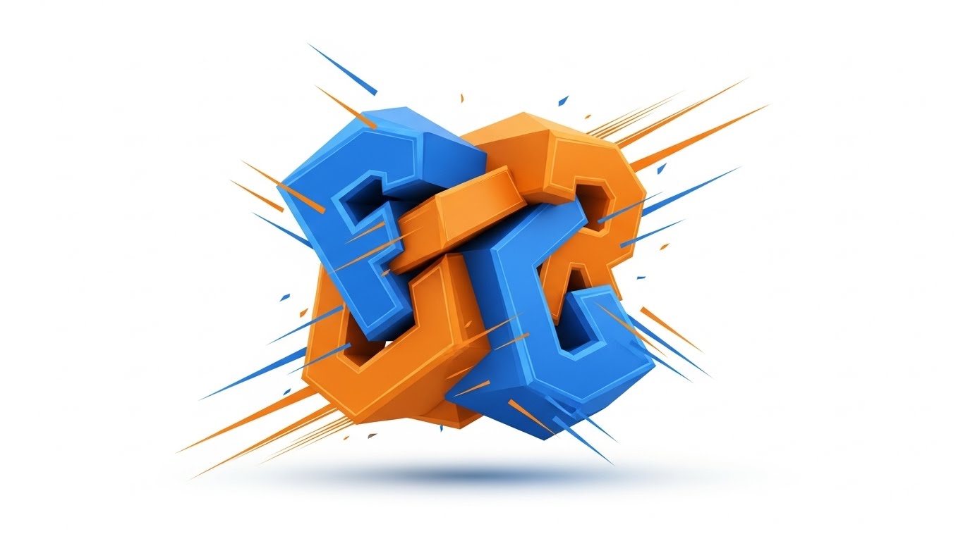 (Bold Kinetic Typography): Industrial Blocks + Structuring Unshakeable Brand Authority