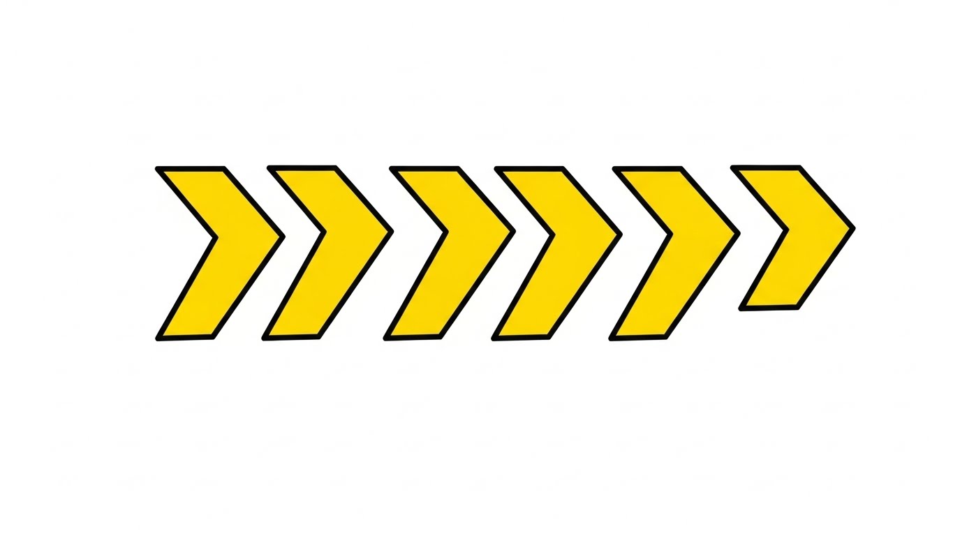 (Abstract 2D Motion Graphics): Rapid Chevrons + Accelerating Operational Throughput