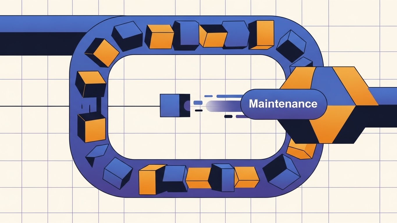 (Abstract 2D Motion Graphics): Continuous Value Maintenance
