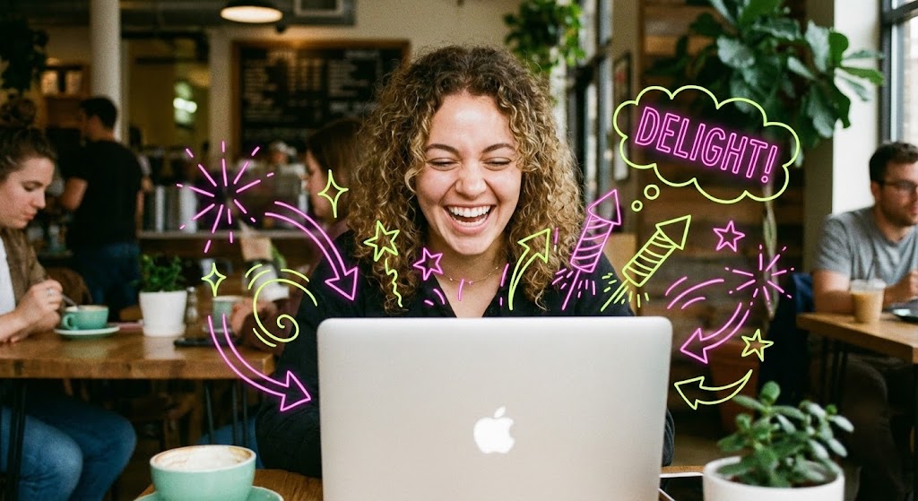 (Mixed Media): The Spark of Delight + Celebrating User Wins