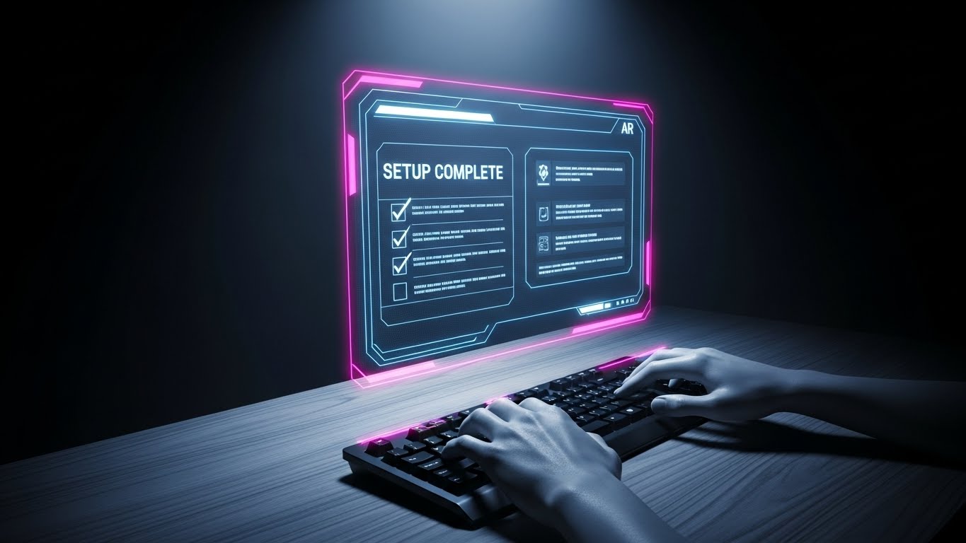 (Holographic UI): POV Setup + Instant Competency