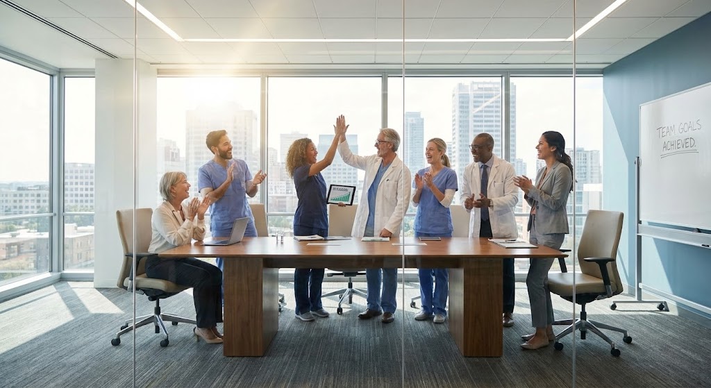 (Aspirational Montage): Team Victory + Organizational Alignment