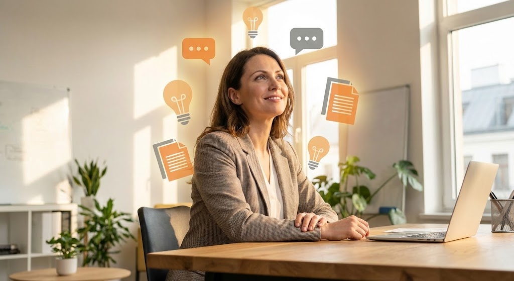 (Live Action Overlay): Intuitive Icons + Just-in-Time Help