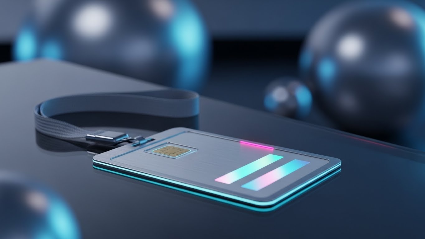 (Photorealistic 3D): Tangible Identity - High-Trust Credentialing