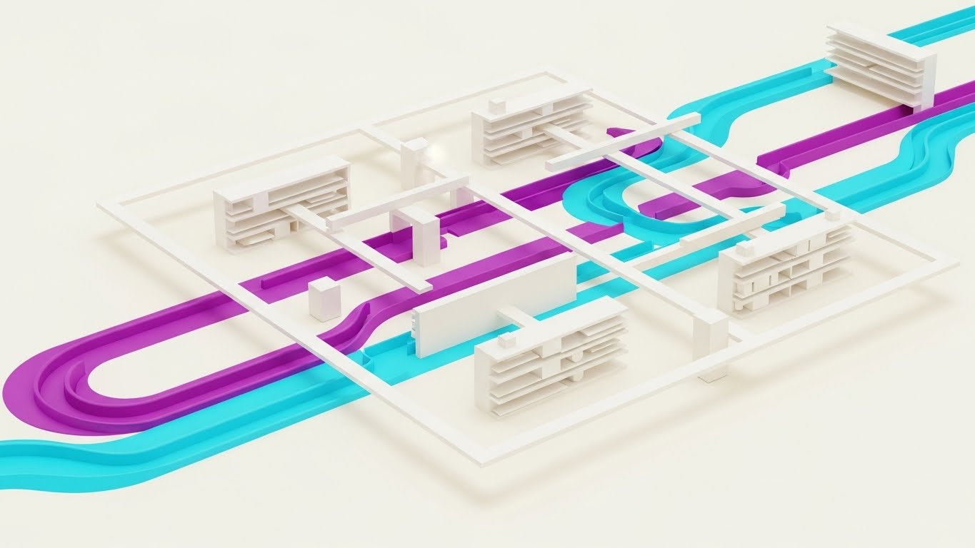 (Abstract Motion): Data River - Continuous Workflow Visibility