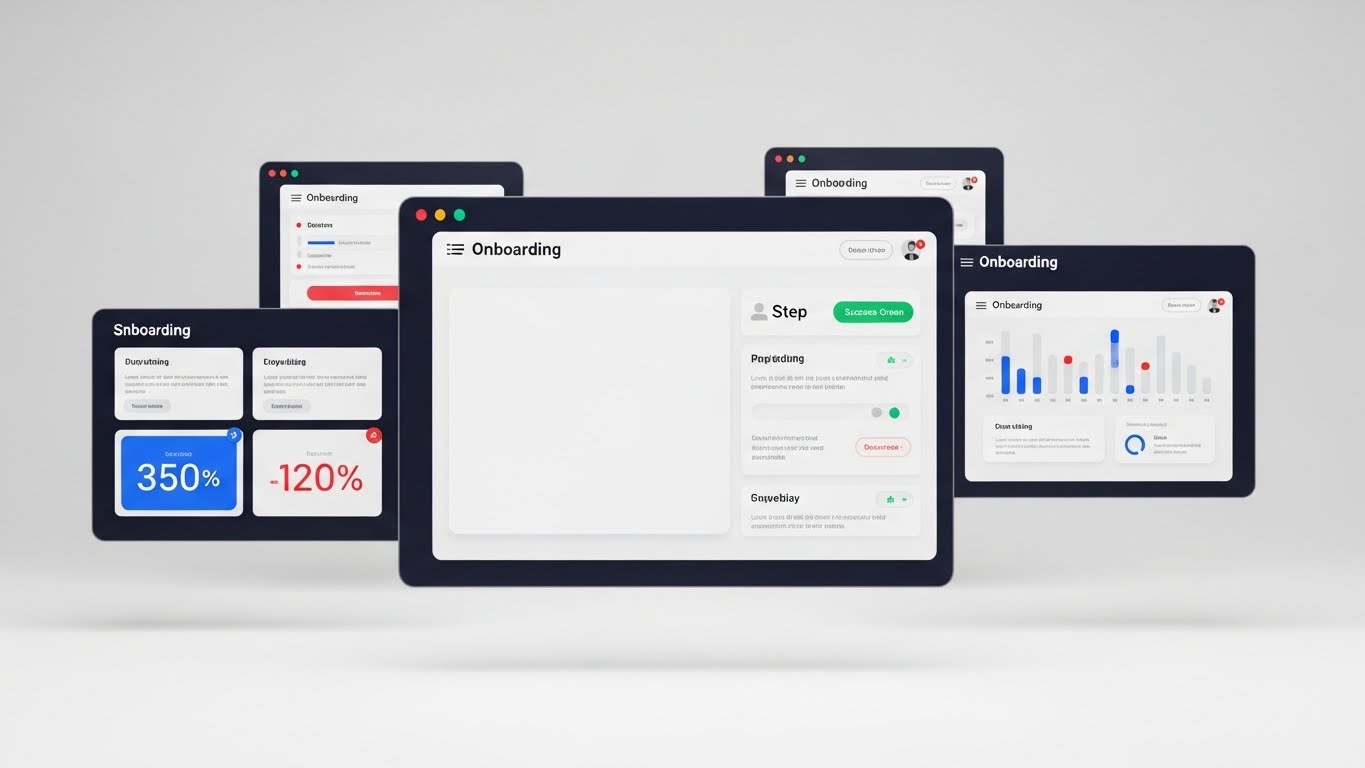 (Clean UI): White Studio + Frictionless Onboarding