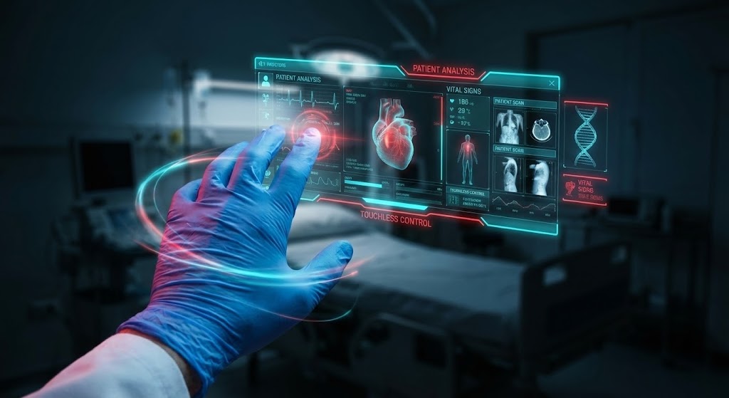 (Holographic UI): POV Interaction + Future-Ready Care