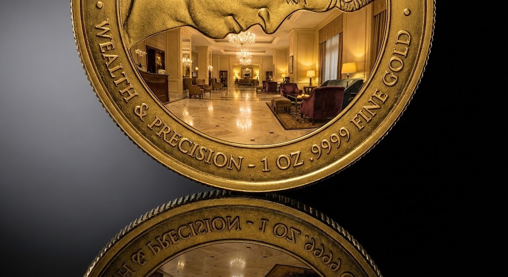 (Photorealistic 3D Renders): The Macro Coin + Reflecting True Value