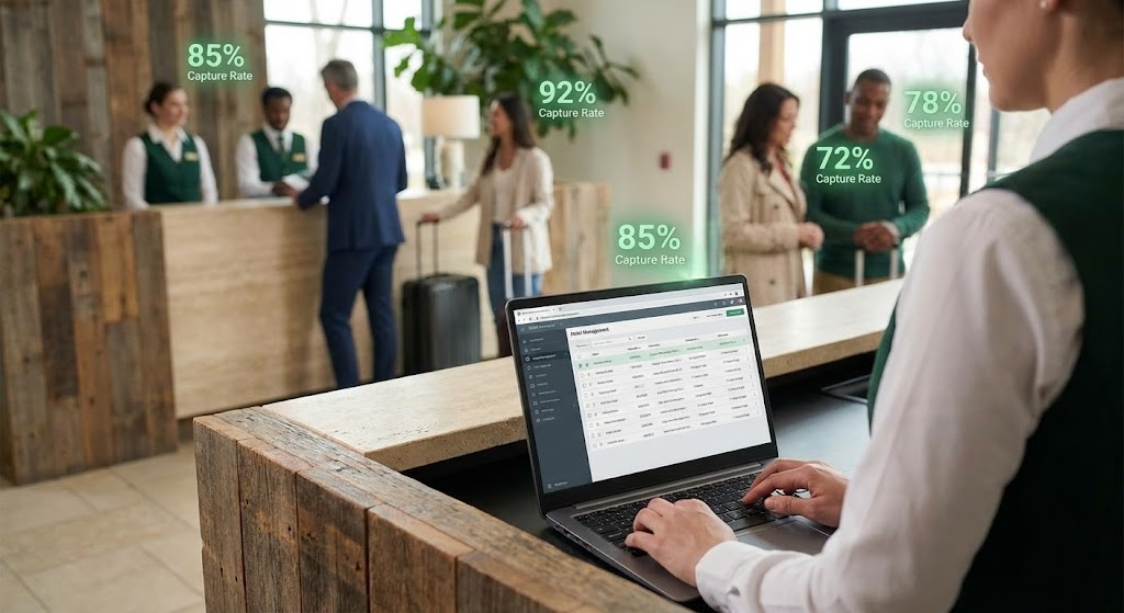 (Lifestyle Stock with UI Overlay): Augmented Insight + Capturing Real-Time Data